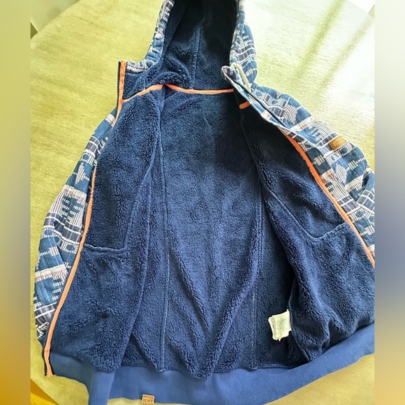 Roxy SNOW Junior's Frost Printed Fleece Jacket - medium - Picture 5 of 10